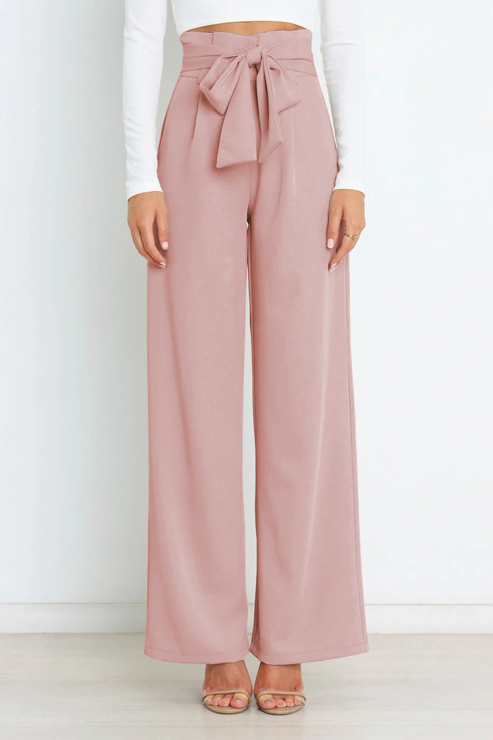 Levoire | Pantalon Élégant À Jambe Large Rosa