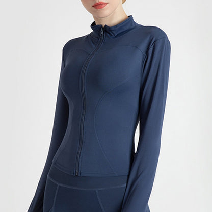 Levoire | Veste d'entraînement avec Coupe Ajustée et Élégance Sportive pour Femmes Bleu