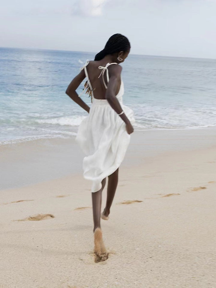 Levoire | Robe D'Été Respirante En Lin Pour Femmes
