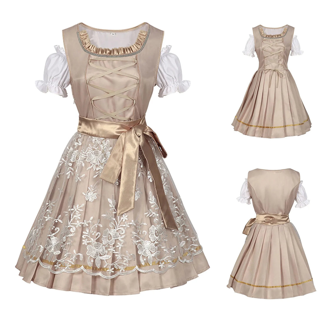 Levoire | Robe Vintage Pour Femmes - Beige