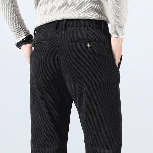 Levoire | Pantalon En Velours Côtelé Élégant Pour Hommes