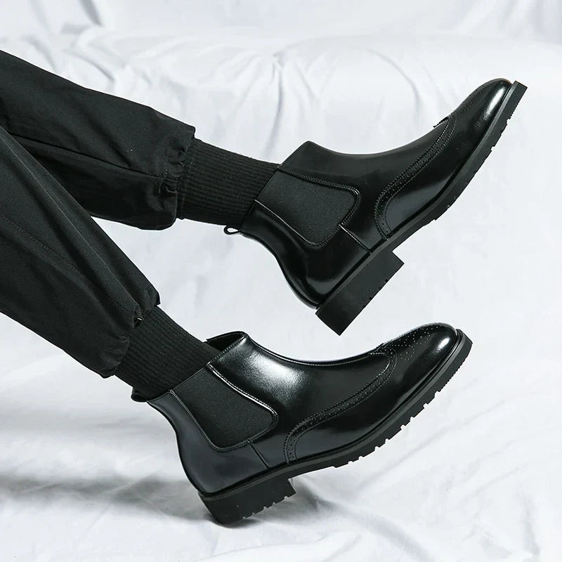 Levoire | Albertinelli Bottes Chelsea en Cuir