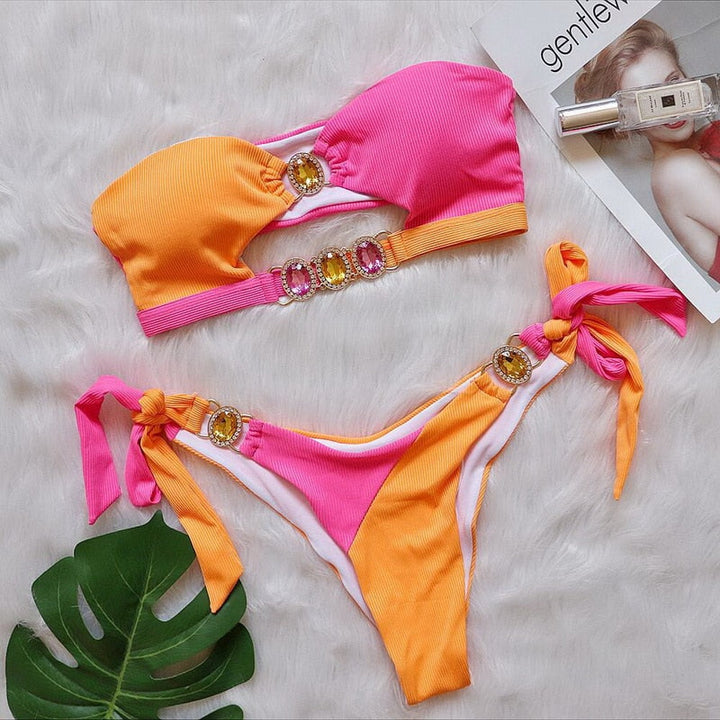 Levoire | Fayenna - Brillant, Scintillant Et Sexy Rosa-Orange