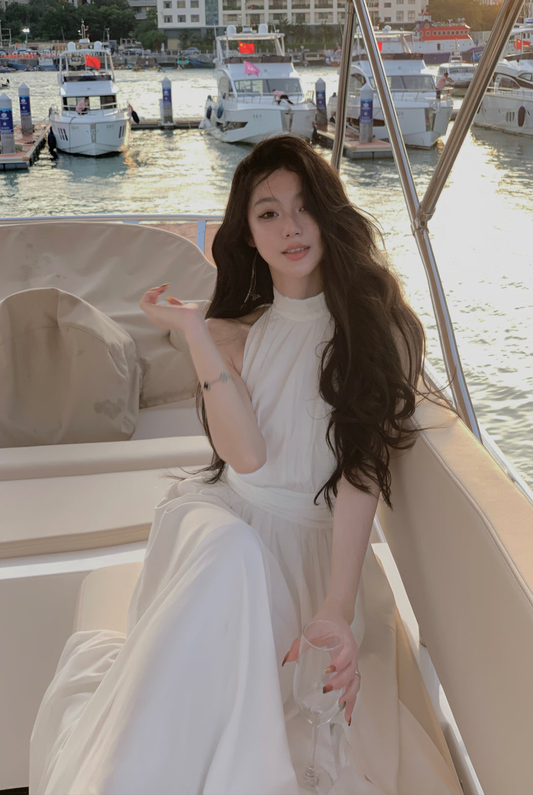 Levoire | Robe Midi En Chiffon Décolletée