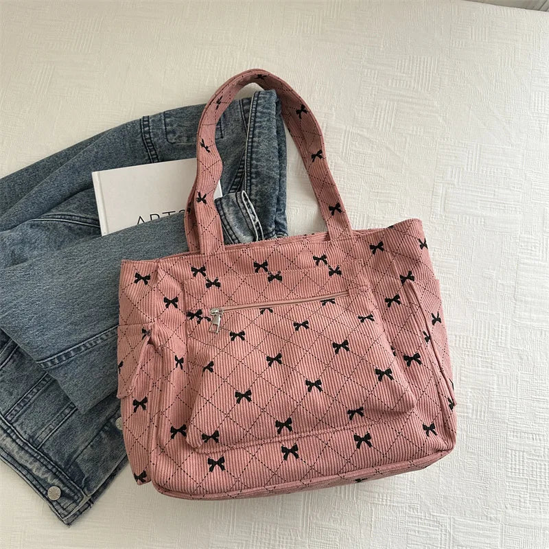 Levoire | Sac De Transport Rembourré Avec Motif À Nœuds Pour Femmes