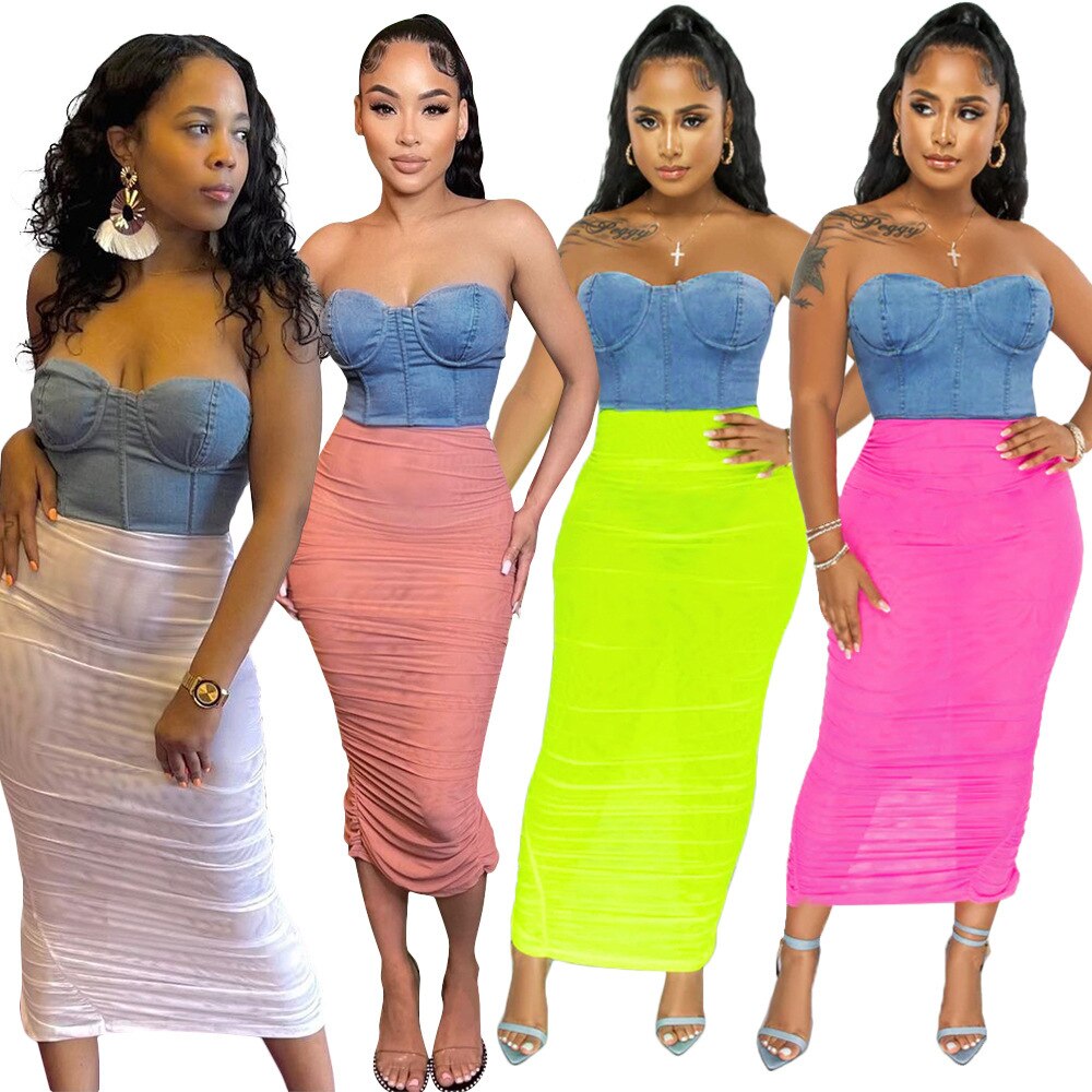 Levoire | Denim Pullonkumpu Robes Nettolanges