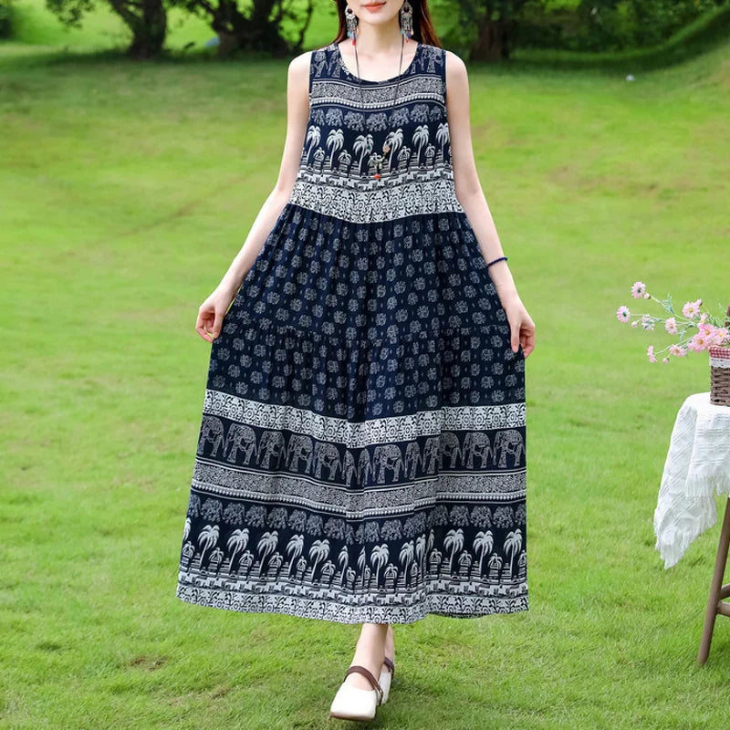 Levoire | Robe Longue Bohème Grande Taille N