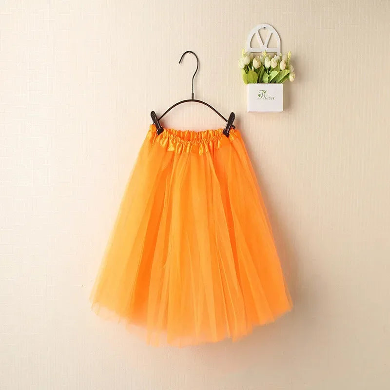 Levoire | Jupe En Tulle Pour Enfant Orange Einheitsgröße
