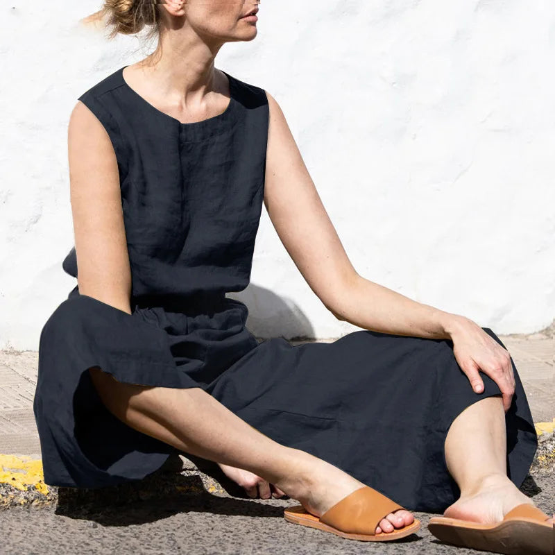 Levoire | Salopette En Coton Lin