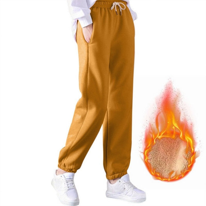 Levoire | Pantalon De Jogging Rembourré Ultime Chaud & Confortable Orange