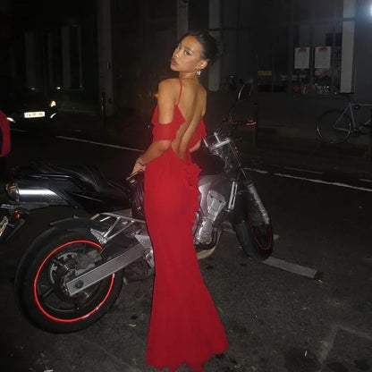 Levoire | Robe Maxi Décolleté Sans Épaule