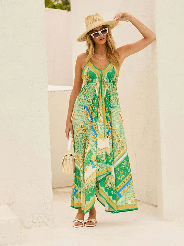 Levoire | Robe D'Été Bohème Dos Nu Pour Femme