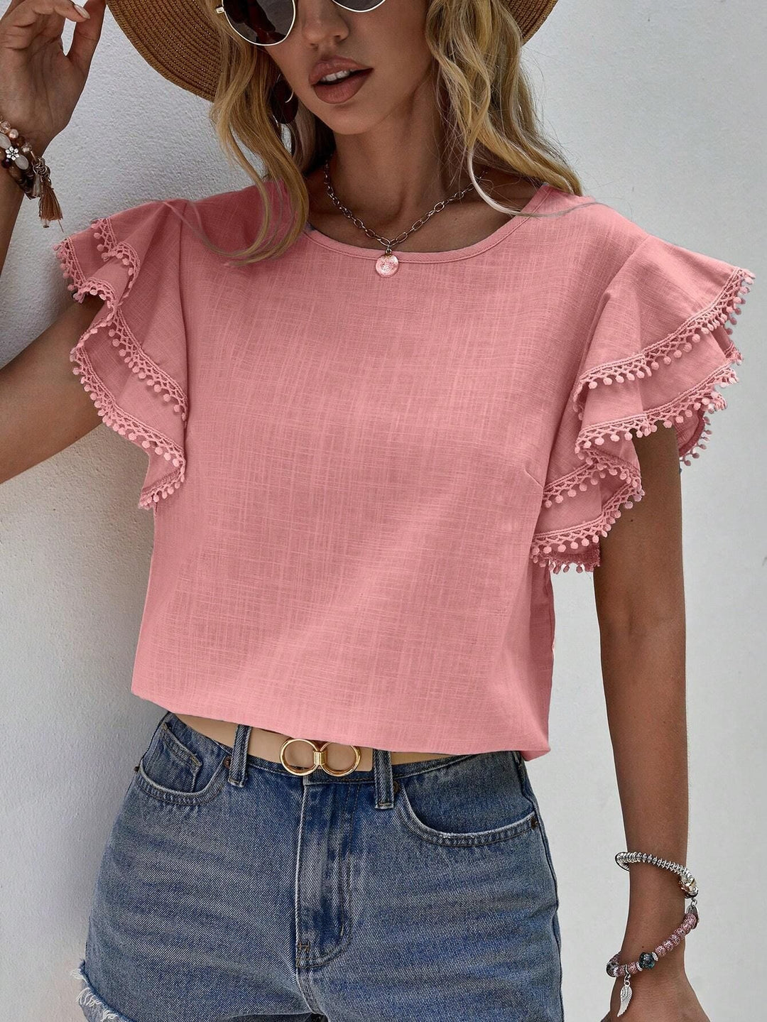 Levoire | Élégante Blouse Pour Femmes Rosa