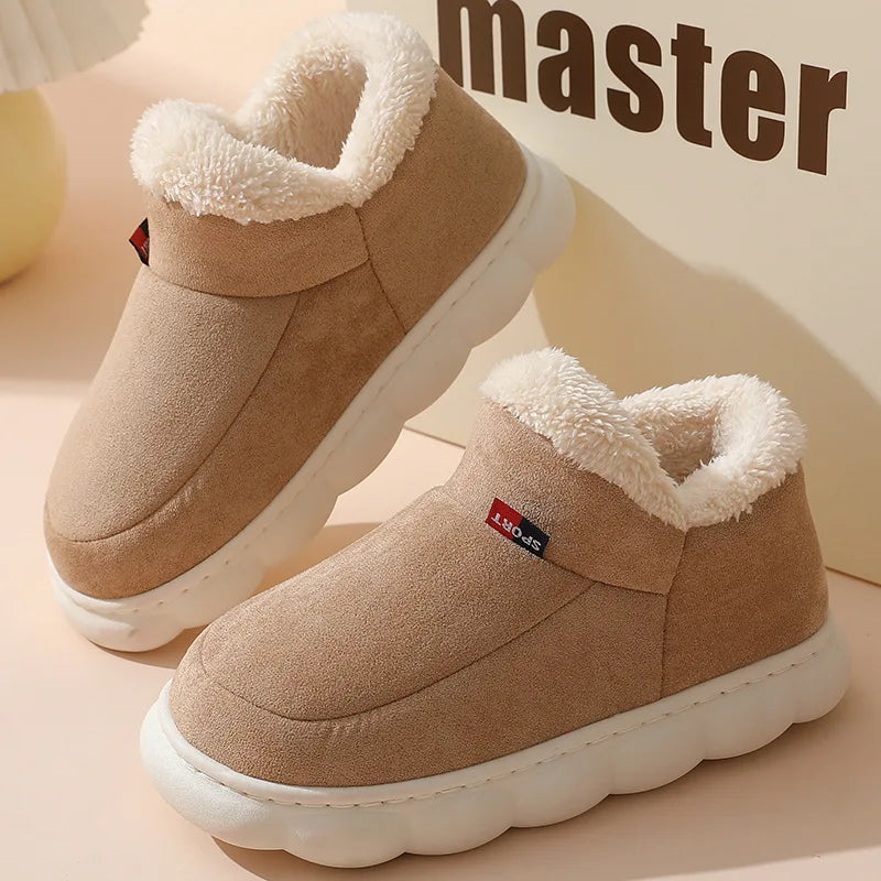 Levoire | Chaussons Hiver Douillets Kaki