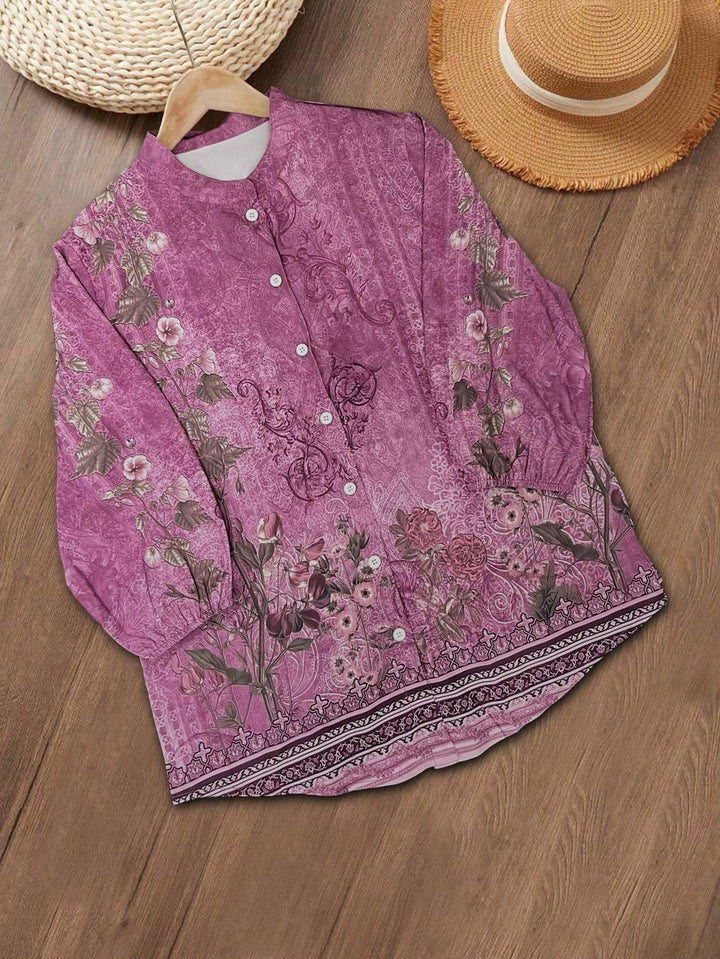 Levoire | Blouse Avec Imprimé Floral Et Boutonnage
