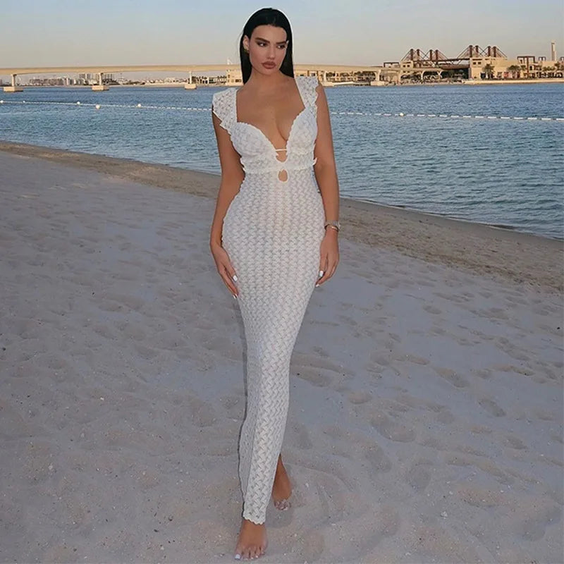 Levoire | Robe À Bulles Transparente