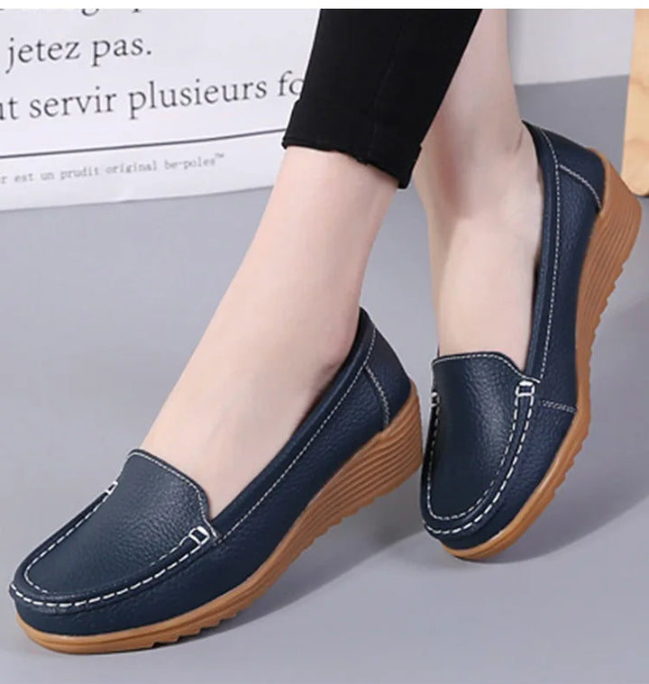 Levoire | Pantoufles En Cuir Pour Femmes