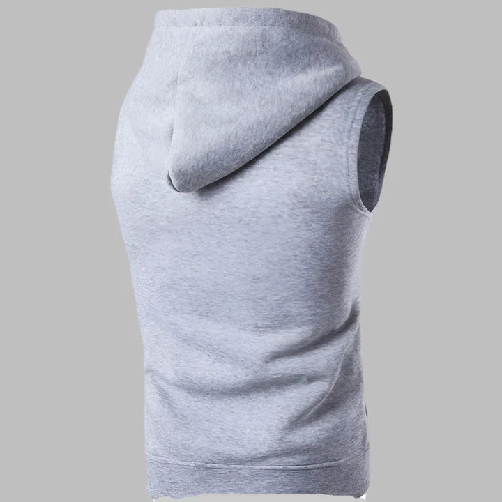 Levoire | Pull Sans Manches Pour Hommes Avec Zip Et Capuche
