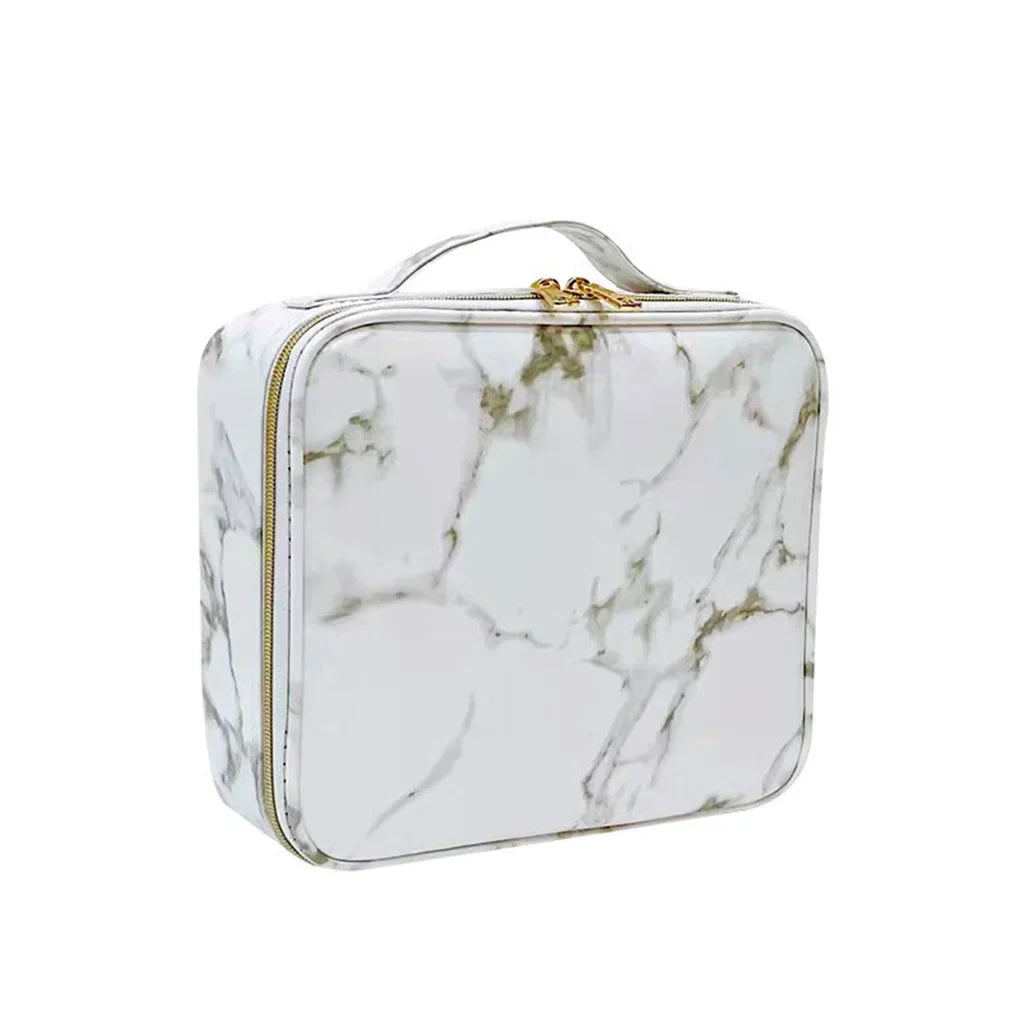 Levoire | Grand Sac De Voyage Pour Cosmetics Marmori blanc