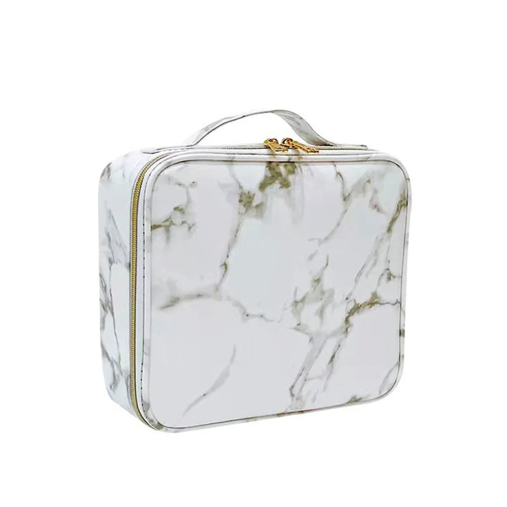 Levoire | Grand Sac De Voyage Pour Cosmetics Marmori blanc