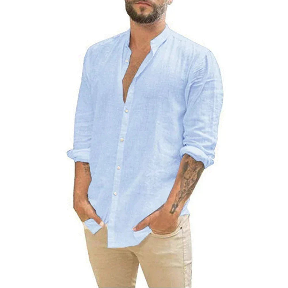 Levoire | Robe Fluide Maxi Sophistiquée Bleu clair