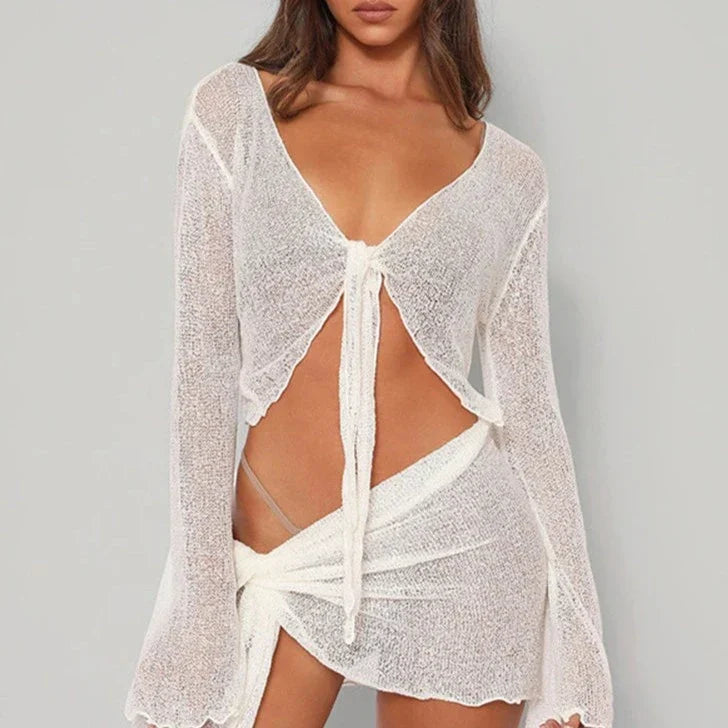 Levoire | Tulle Transparent Sur-Jupe Co Ord