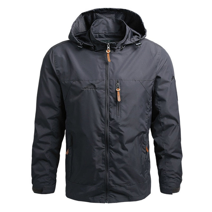 Levoire | Veste D'Extérieur Légère Avec Capuche Gris