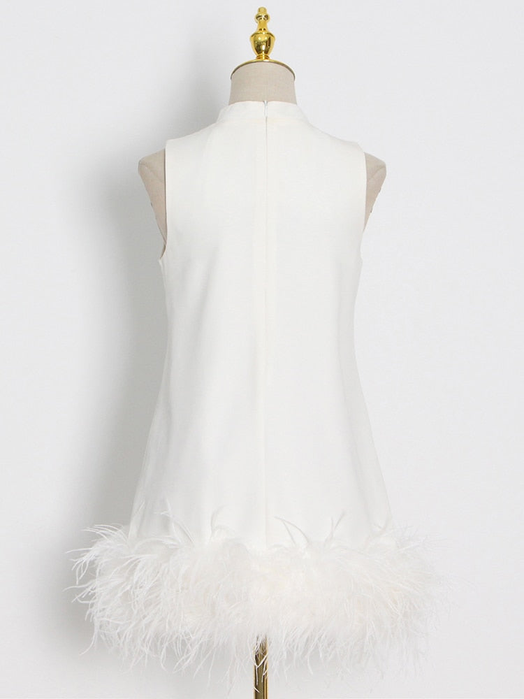 Levoire | Robe En Plumes