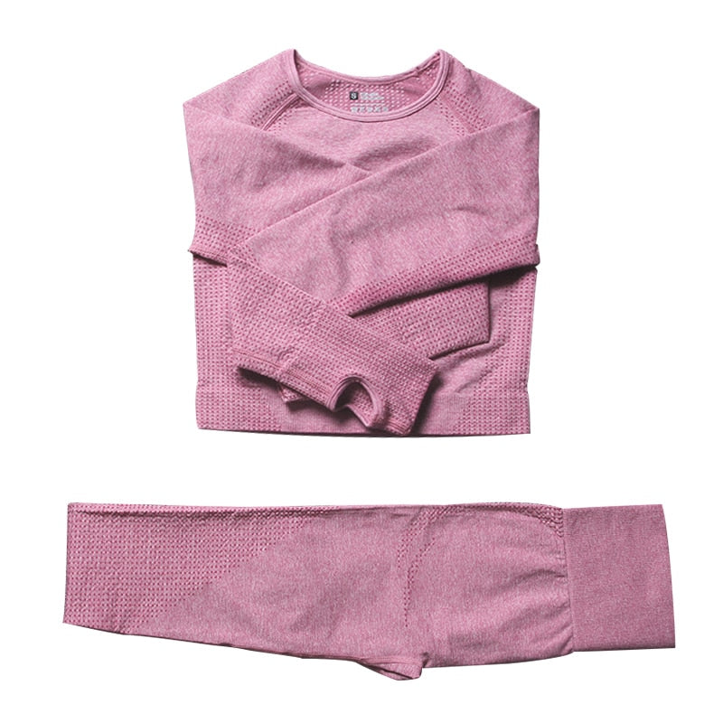 Levoire | Ensemble De Vêtements De Sport À Manches Longues Pour L'Entraînement Rosarot