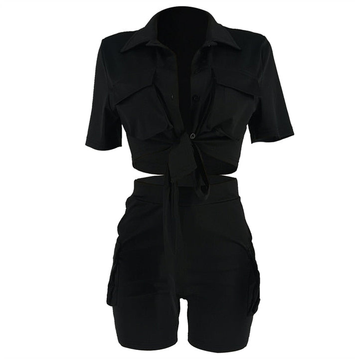 Levoire | Cargo Stilted Courte Manche Crop & Shorts