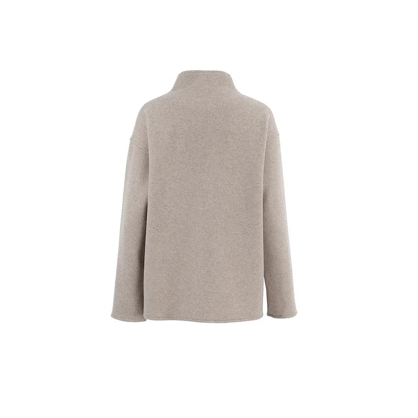 Levoire | Peacoat À Double Bouton Avec Col Montant