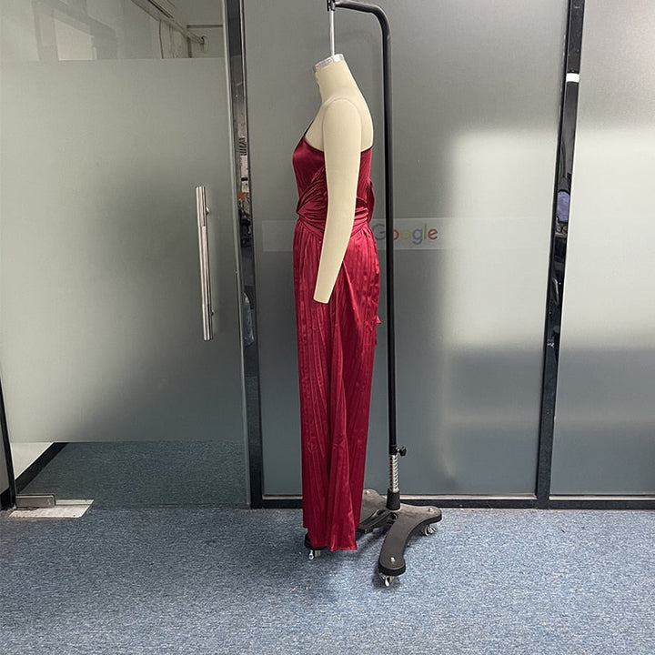 Levoire | Satinpuddings Plissé Lyskostakk Robes Longues
