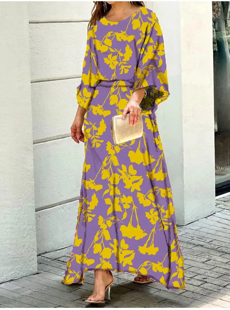 Levoire | Combinaison Pantalon Élégante Lila Jaune