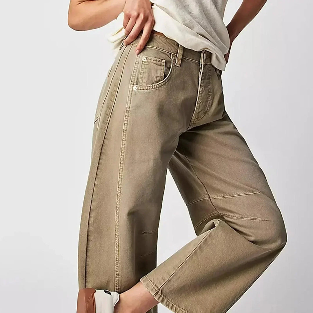 Levoire | Jeans Taille Haute En Denim Pour Femmes