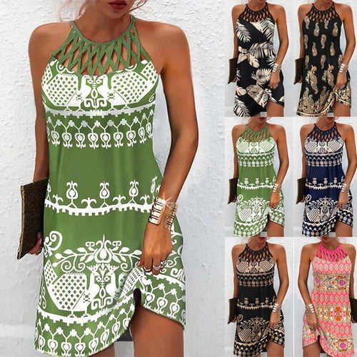 Levoire | Robe Avec Imprimé À Col Halter