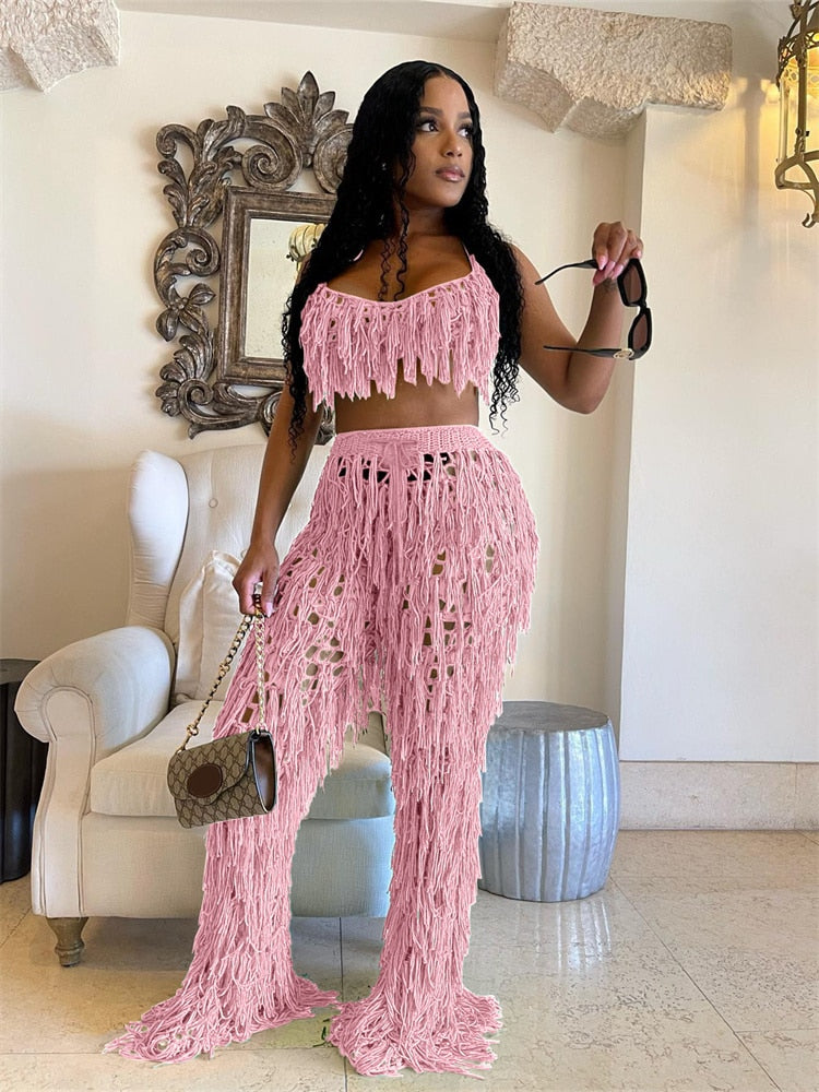 Levoire | Vêtements De Plage Crochet 2 Ensemble De Robe Deux Pièces