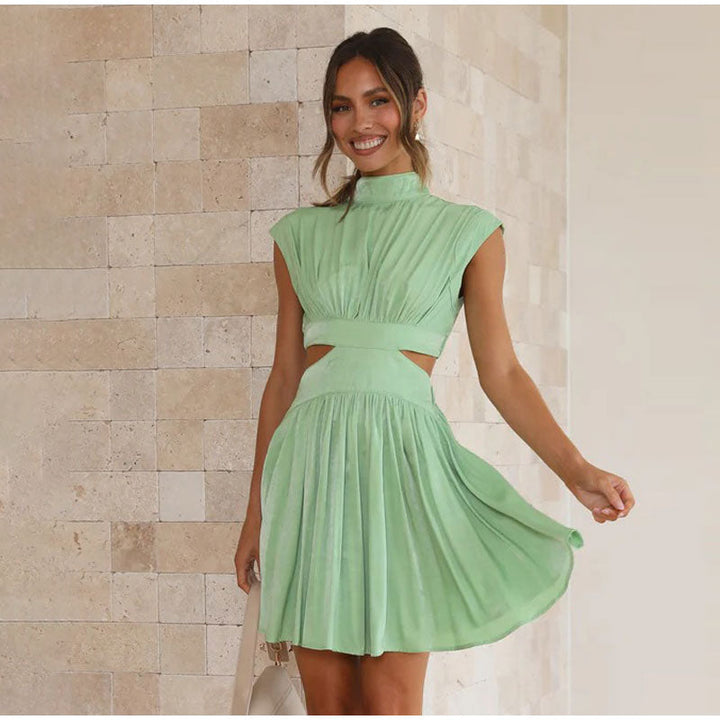 Levoire | Robe Courte Taille Haute Décolletée
