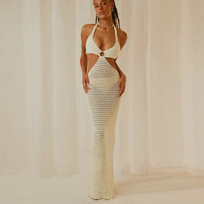 Levoire | Robe Maxi En Crochet