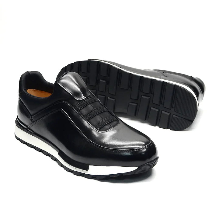 Levoire | Baskets Pour Hommes Cuir De Vache Fait Main Confort Decontracte