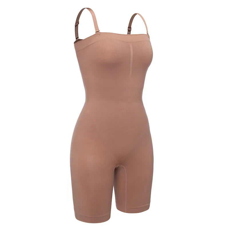Levoire | Combinaison De Lingerie Sculptante Avec Bretelles Amovibles Braun