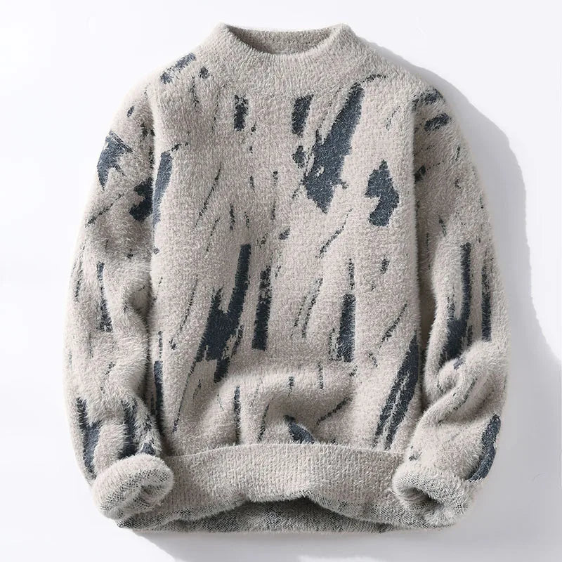 Levoire | Pull Graphique Douillet Beige