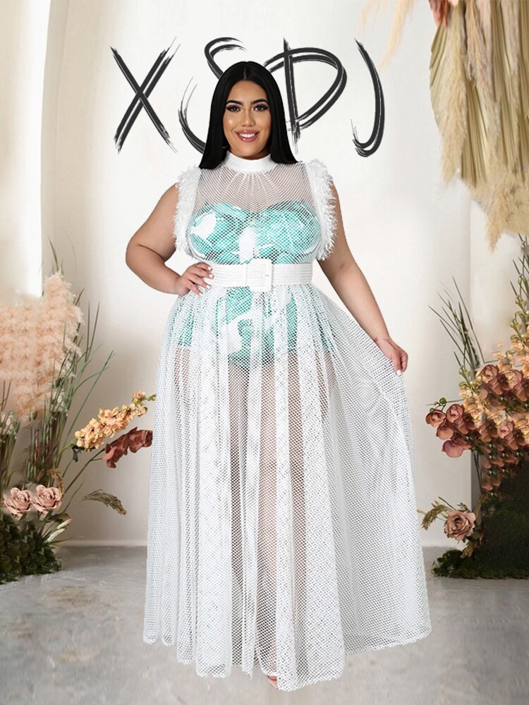 Levoire | Bralette En Matériau En Filet Robes Maxi & Ensembles De Bodysuit