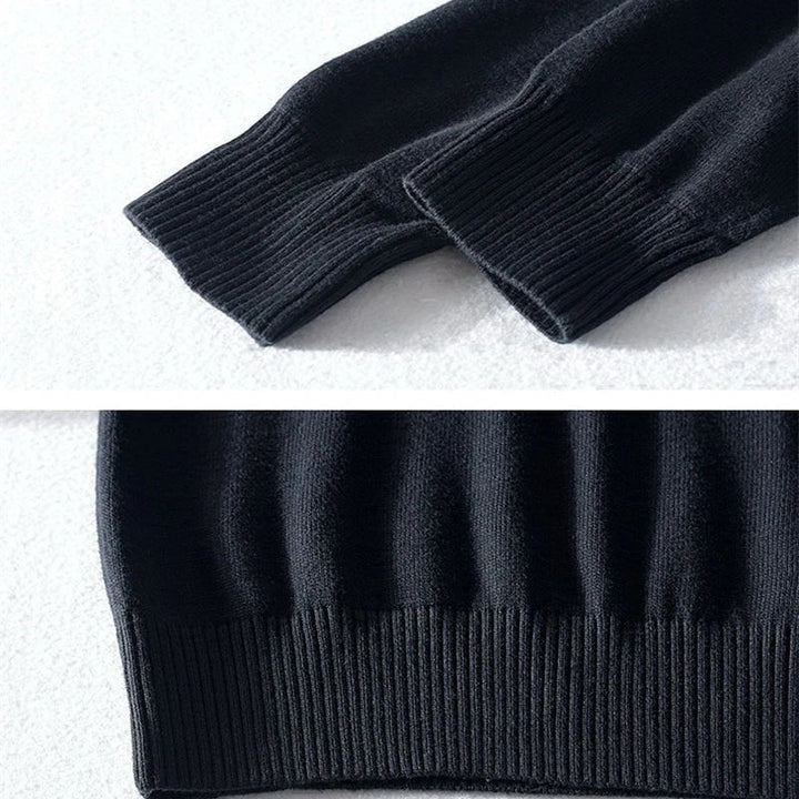 Levoire | Veste En Tricot Décontractée Pour Hommes Avec Fermeture Éclair Et Col