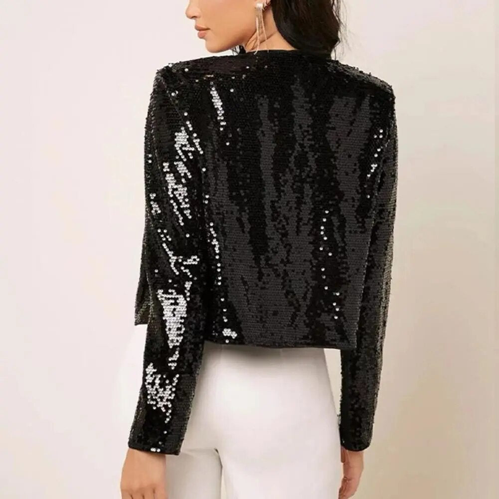 Levoire | Blazer Court Étincelant
