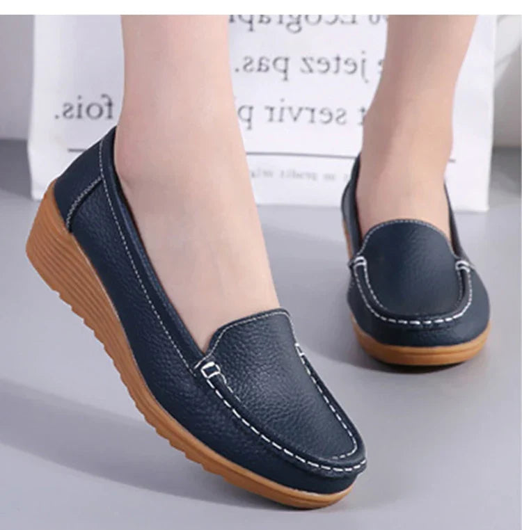 Levoire | Loafers Cuir Souple Pour Femmes
