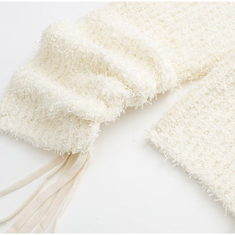 Levoire | Mon Synthétique Fourrure Topper & Robes Maxi Taille Haute Ensemble