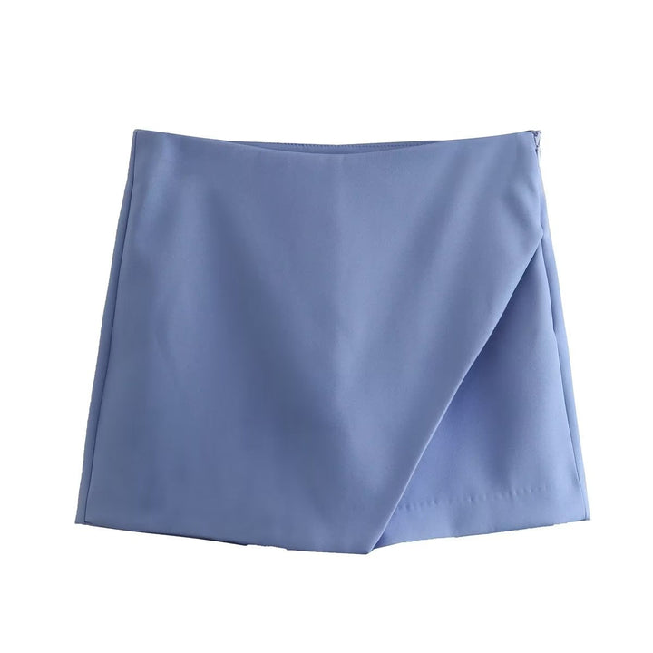 Levoire | Jupe-Pantalon Skorts Élégants Et Confortables Pour Toutes Les Occasions Bleu-Violet