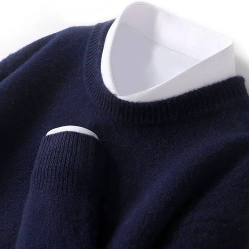 Levoire | Pull Homme Avec Un Design De Col Double Contemporain, Idéal Pour Les Occasions Décontractées Et Formelles