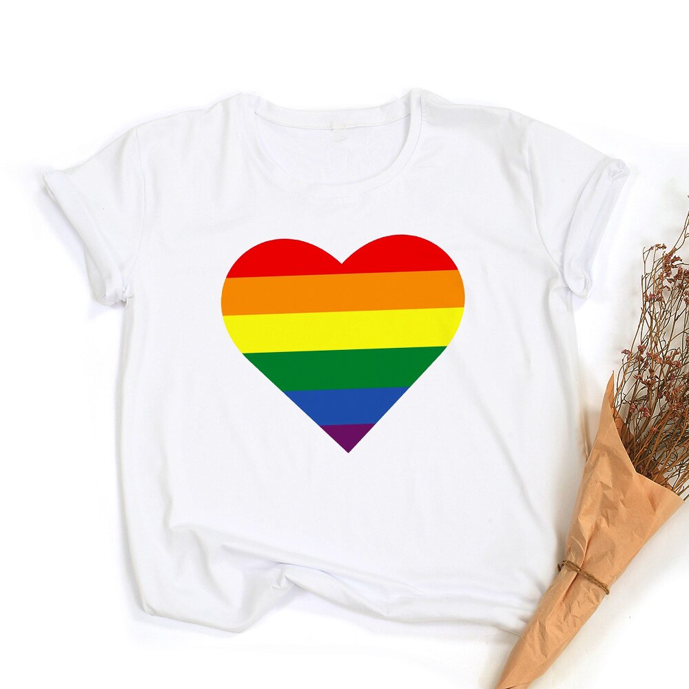 Levoire | Love Equality T-Shirt Graphique Arc-En-Ciel Lgbt Fierté Rétro Été Conception 4