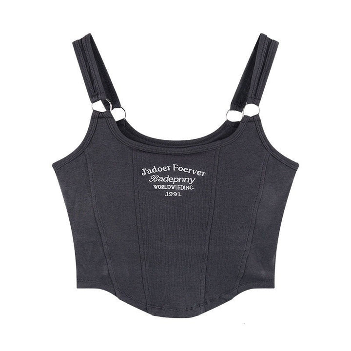 Levoire | Crop Top - Funky & Fabuleux Gris Taille unique